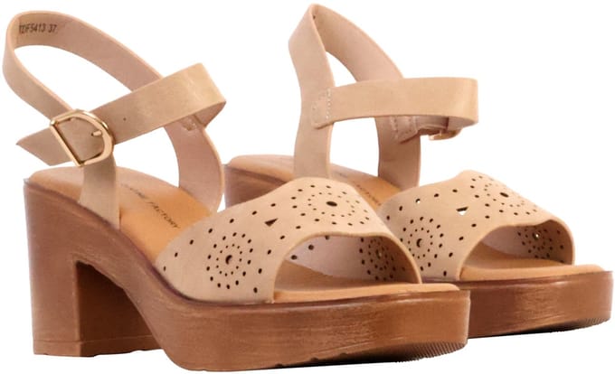 Sandalen met hak