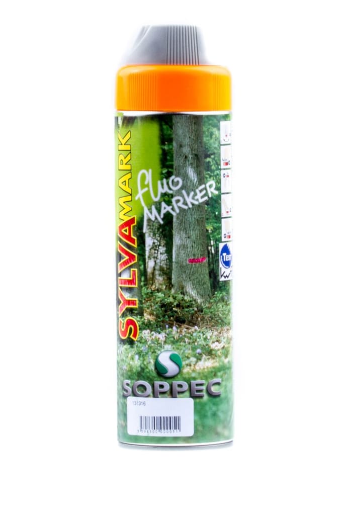Soppec fluor markeerverf hout oranje