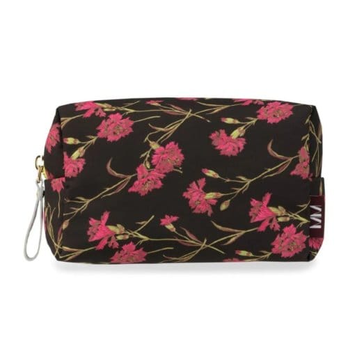 Bien moves etui groot, fuchsia bloemen