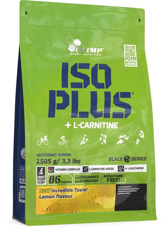 Olimp Supplements Iso Plus - Sportdrank - Lemon - 1505 gram (43 doseringen)