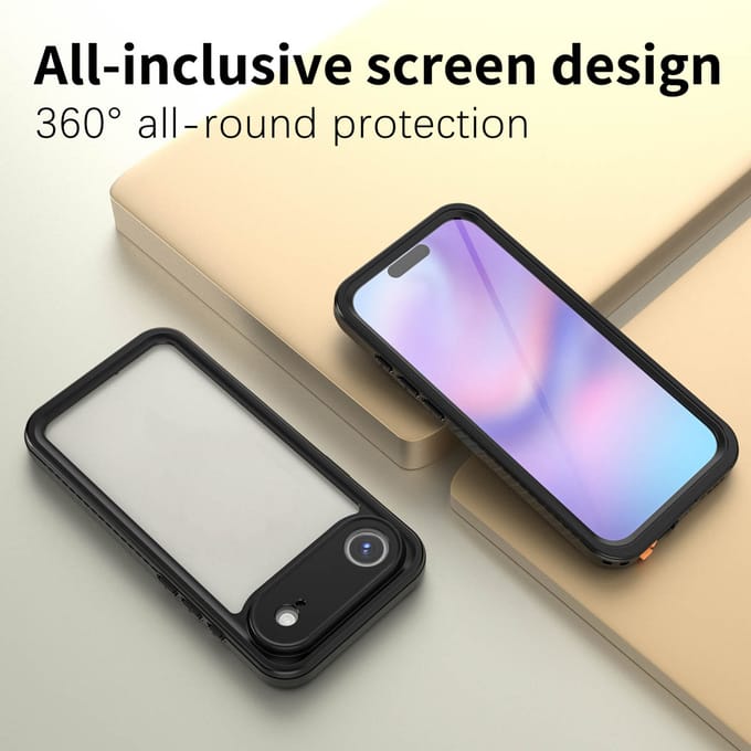Redpepper Dot Plus Waterproof Backcover geschikt voor Apple iPhone Air - Zwart