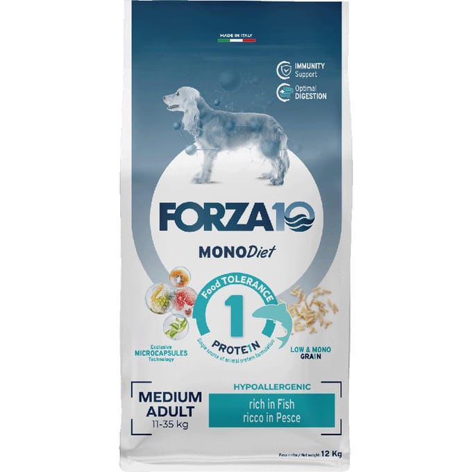 Forza 10 Medium Dieet met Vis - Dubbelpak: 2 x 12 kg