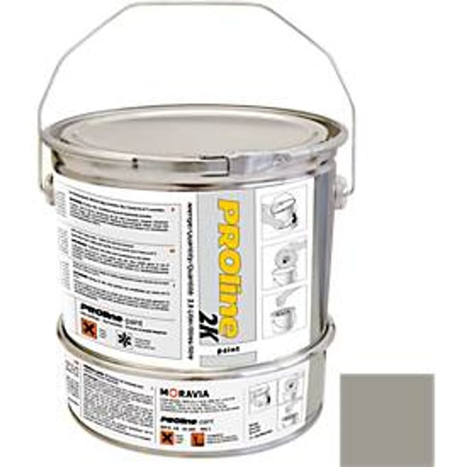 PROline-paint 2-componenten verf voor magazijn, 5 liter Zilvergrijs