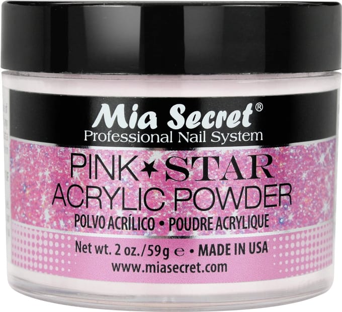 Acryl Poeder Roze Star 60ml.