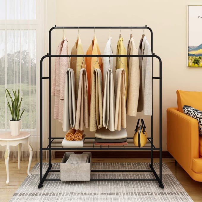 Kledingrek Metaal - Kledinghangers - Dressboy - Zwart