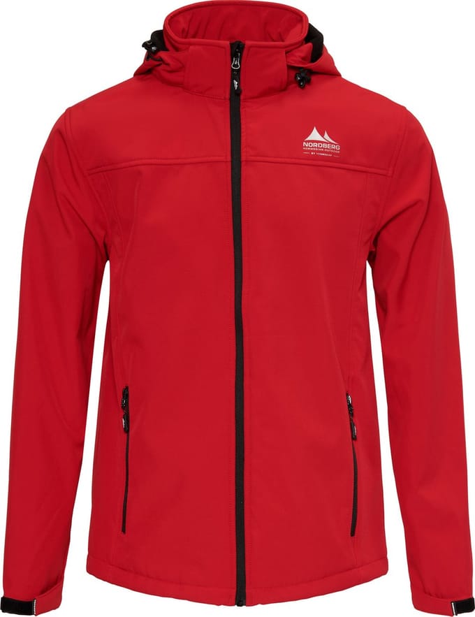 Nordberg Eldgrim - Softshell Outdoor Zomerjas Heren - Rood - Maat 4XL