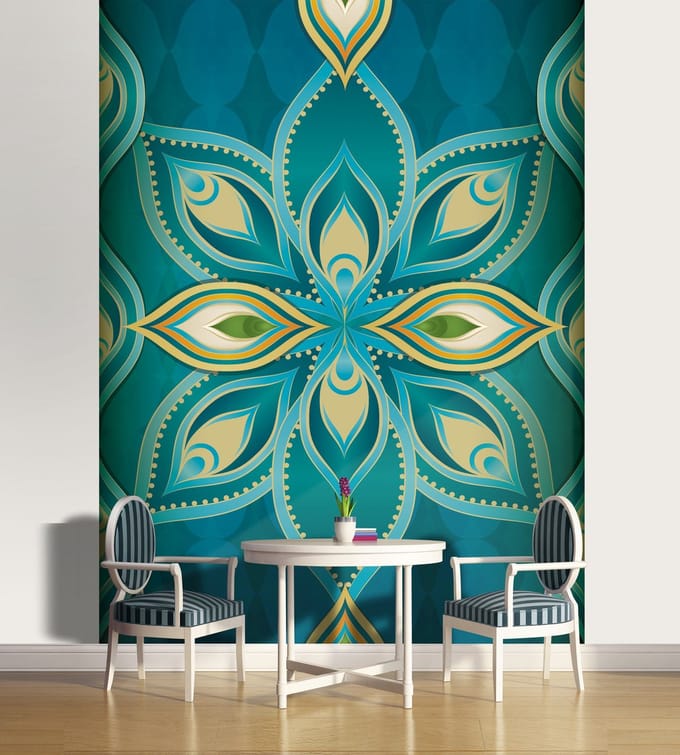 Abstract Art Photo Wallcovering
