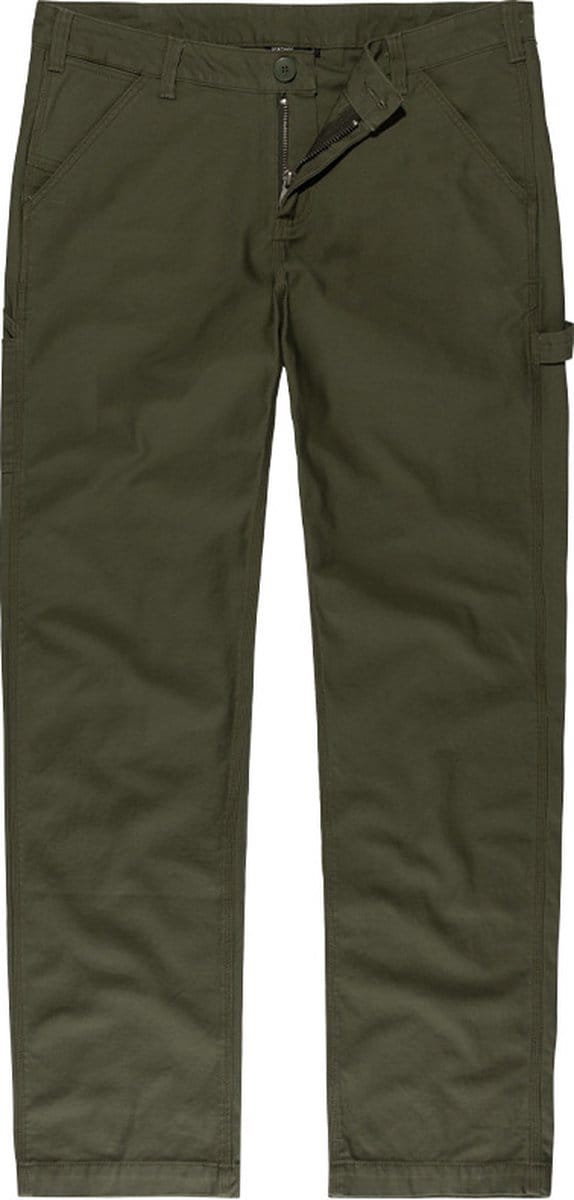 Vintage Industries Broek Ackley Pants Olive