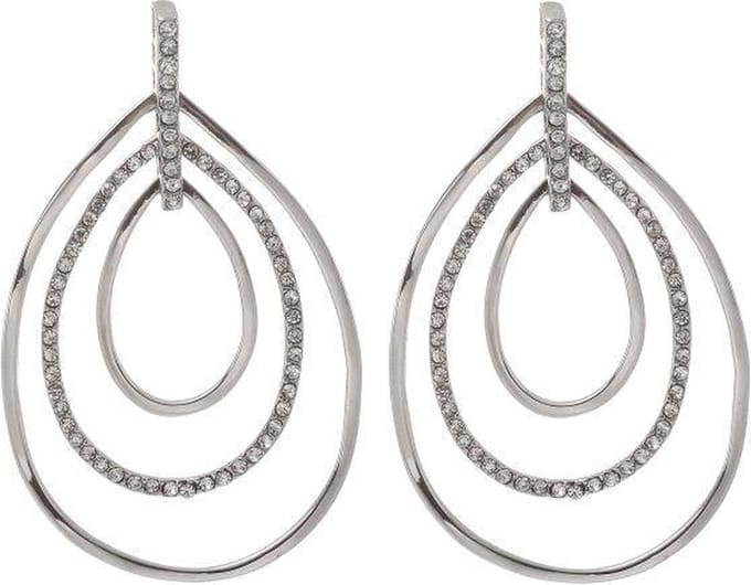 Behave - Oorsteker met Hangers in Druppelvorm - 5,3 cm