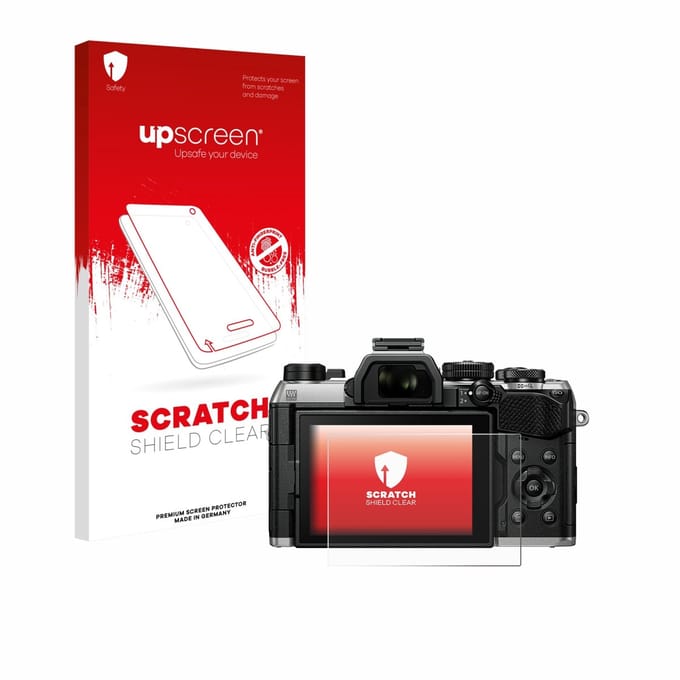 upscreen - Screenprotector voor Olympus OM System OM-5 Mark II - Folie Beschermfolie transparant