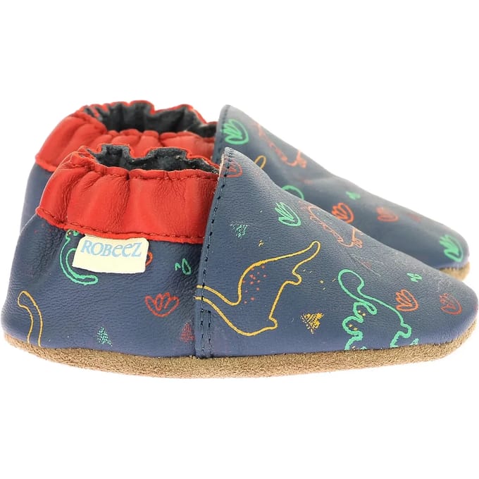 Slofjes voor babyjongens Robeez Alldino