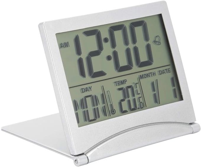 Allecto - Digitale reiswekker - Compacte wekker - Herhalingsfunctie