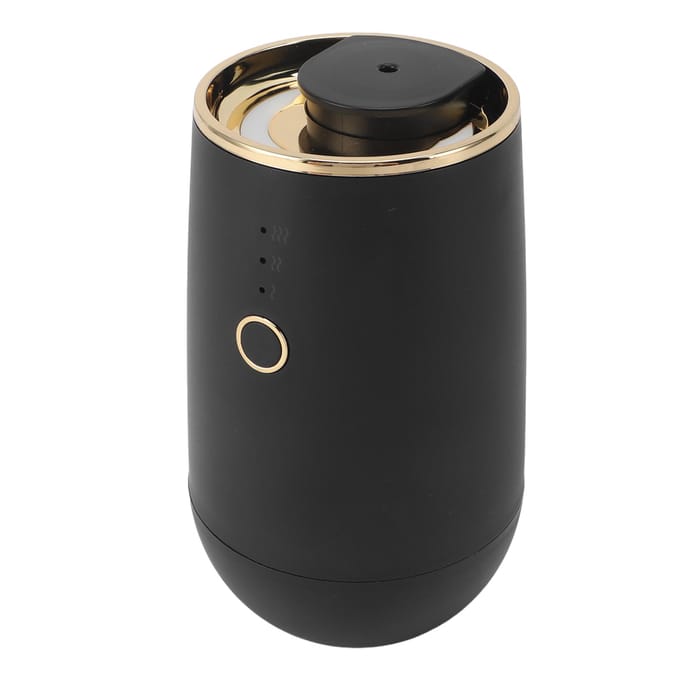 Auto Aromaverspreider Compact Veelzijdig Desktop Essentiële Olie Diffuser Luchtverfrisser voor Voertuig Thuis zwart