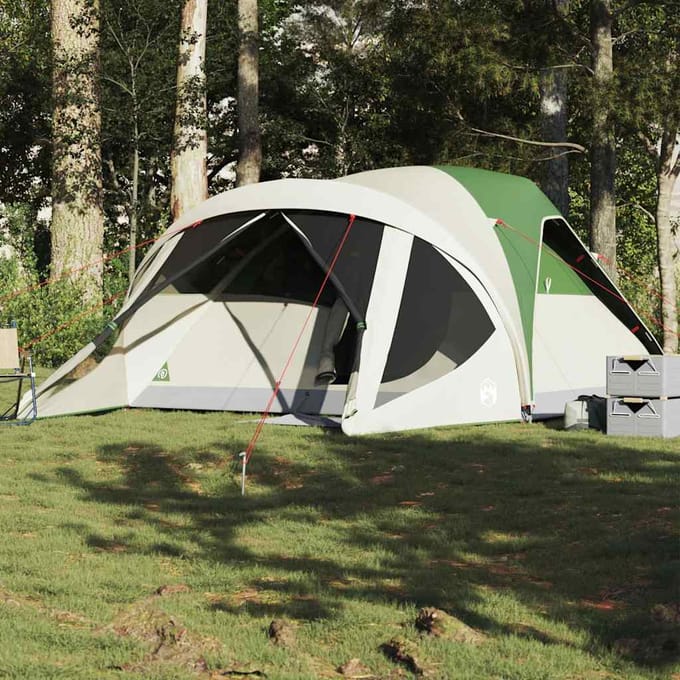 vidaXL - Tunneltent - 6-persoons - waterdicht - groen