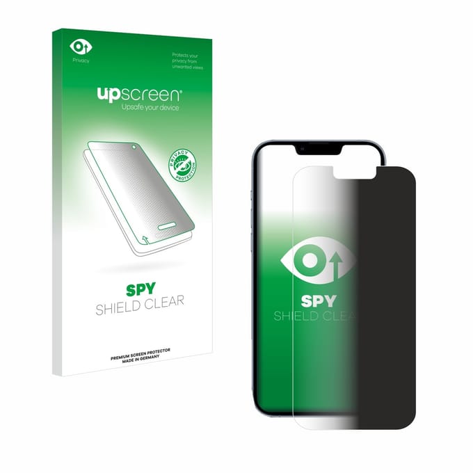 upscreen - privacy screenprotector voor Apple iPhone 13 Pro Max - Folie Beschermfolie Blauwlichtfilter