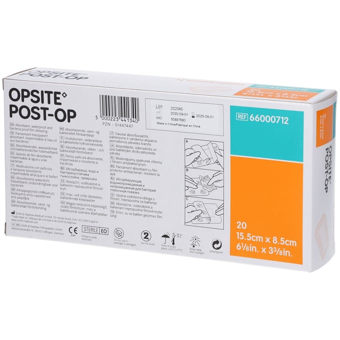 Opsite Post-Op 15.5 x 8.5cm 66000712 20 Pleister
