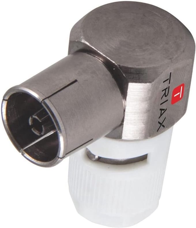 Triax KOKWI 4 Coax-Plug - Push-On - Haaks - Female