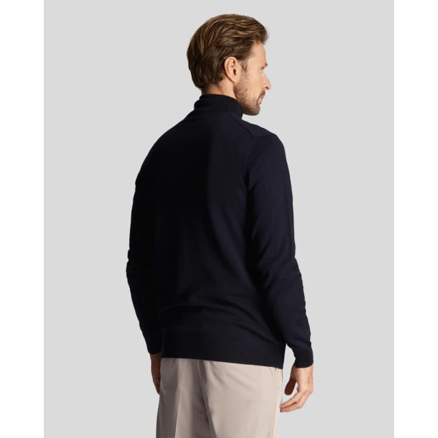 1/4 rits trui Lyle & Scott Core Merino Mix