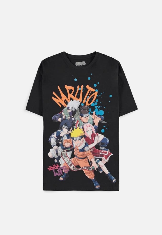Naruto - Team Heren T-shirt - 2XL - Zwart