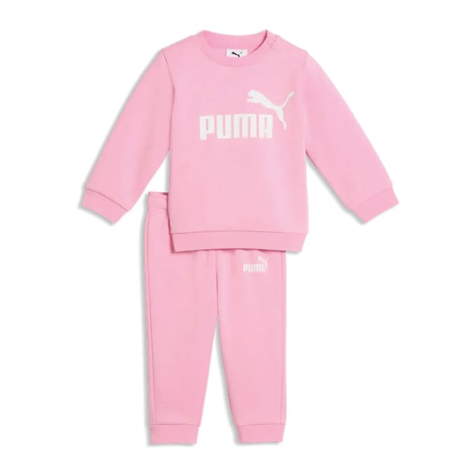 PUMA MINICATS ESS Crew Set FL INF Unisex Trainingspak - Pink Shimmer