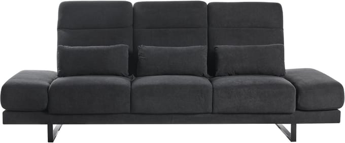 IKAST- Driezitsbank - Zwart - Polyester