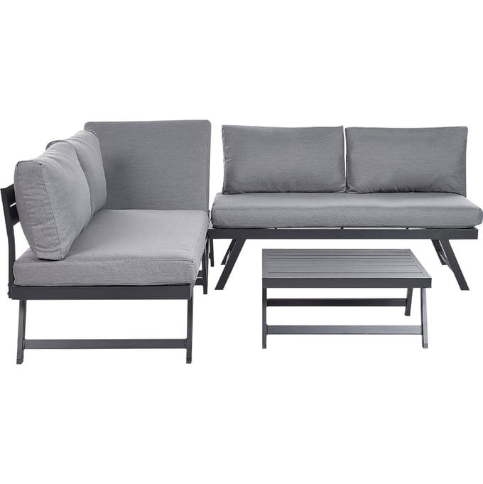COCCORINO - Tuinset - Donkergrijs - Aluminium