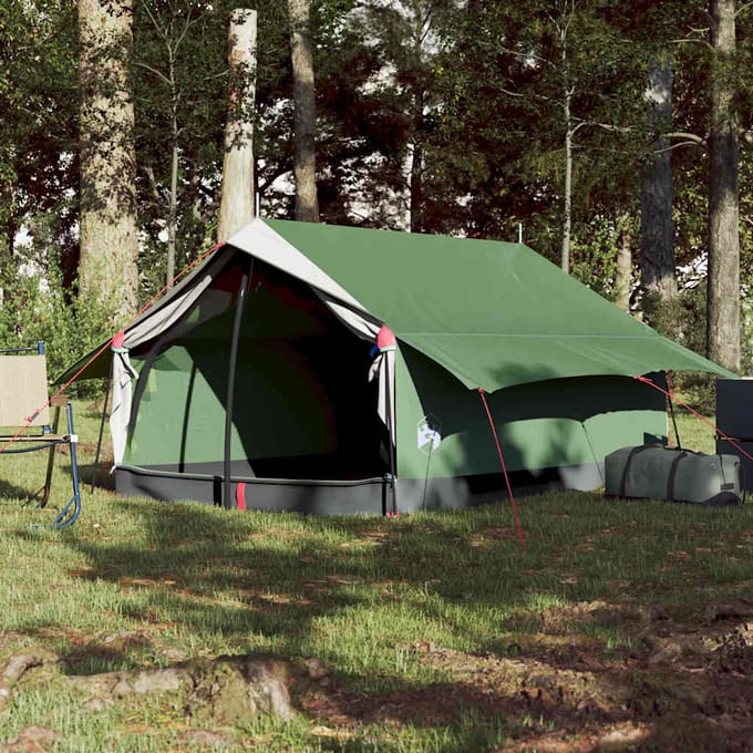 Vidaxl Tente de Camping, 2 Personnes, Verte, Imperméable