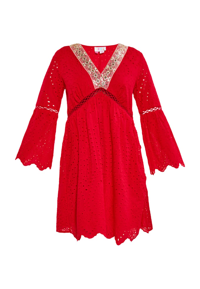 IZIA Jurk Dames rood