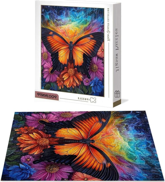 Puzzel Volwassenen - Grote Puzzel - Ontspanning Thuis - Achterkant Gemarkeerd - 1314 Stukjes - Multicolor