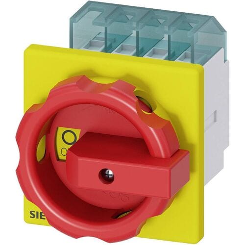 Lastscheidingsschakelaar Rood, Geel 3-polig 6 mm² 16 A 690 V/AC Siemens 3LD20030TK53