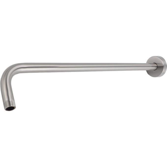 Douche-arm NPT1/2 Roestvrij Staal Wandmontage Verzonken Douchekop Verlengarm met Flens Geborsteld gray