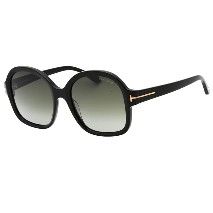 Tom Ford Smoke Lens glanzende zwarte zonnebril