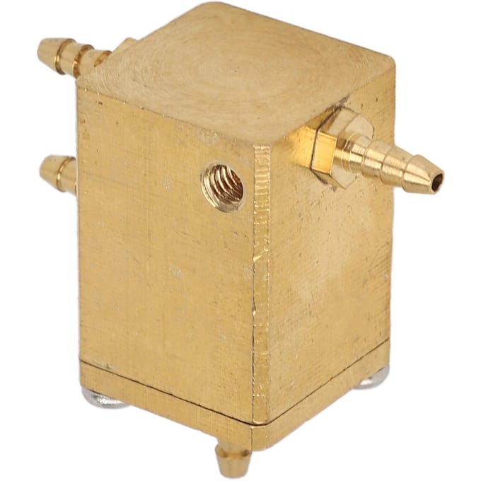 Valve de commande au pied standard pour fauteuil dentaire, 4 trous, rectangulaire, 5 mm beige