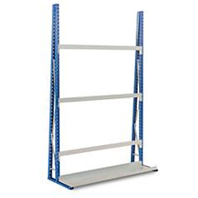 Profiel-magazijnrek, eenzijdig, basissectie, H 2500 x L 1500 x D 340 mm