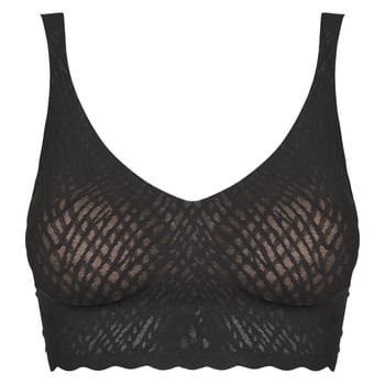 sloggi ZERO Feel Bliss Bralette Dames Beha - Zwart - Maat S