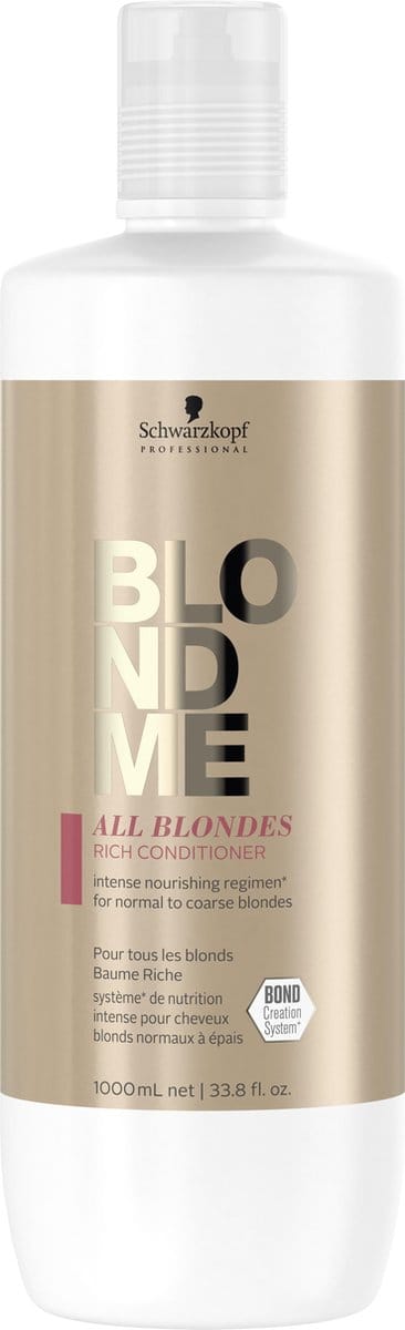 Voedende Conditioner Schwarzkopf Blondme (1000 ml)