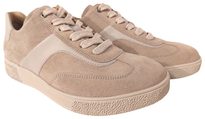 Hartjes Sophie Sneakers - Suède - Dames - Beige - Maat 41,5