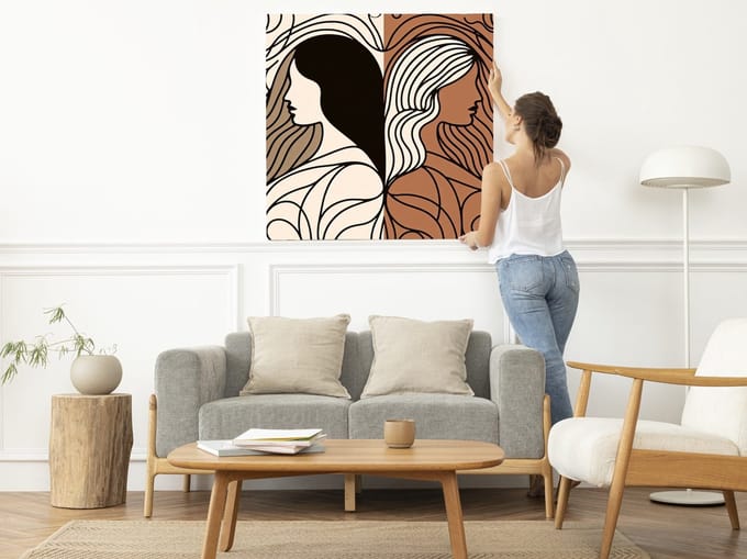 Kunstprint | Wanddecoratie | Dibond | 30 × 30 cm