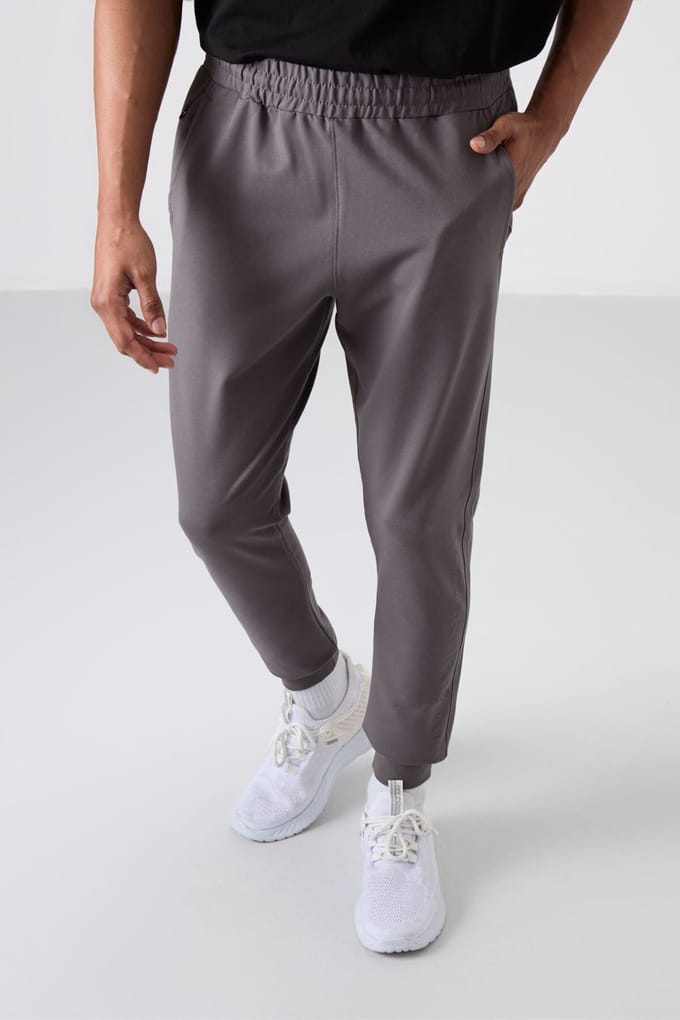 Heren Regular Fit Katoenmix Sweatpants