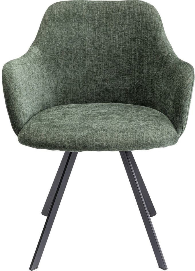 Draaistoel met armleuningen Lady Loco Coco groen Kare Design