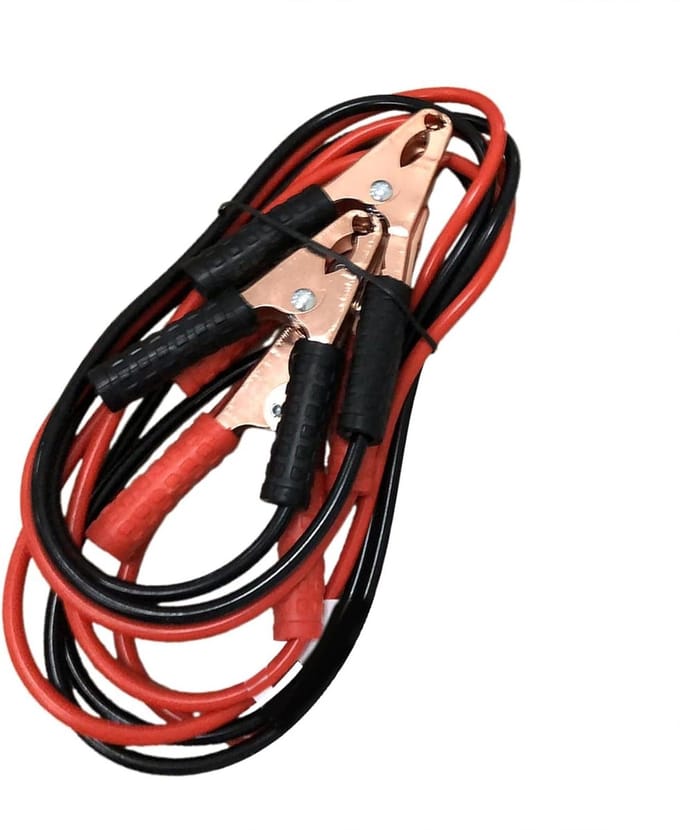 Overbrugkabel - Startkabels - Voertuig Starten - Hoge Stroomcapaciteit - 15 Meter - Zwart/Rood