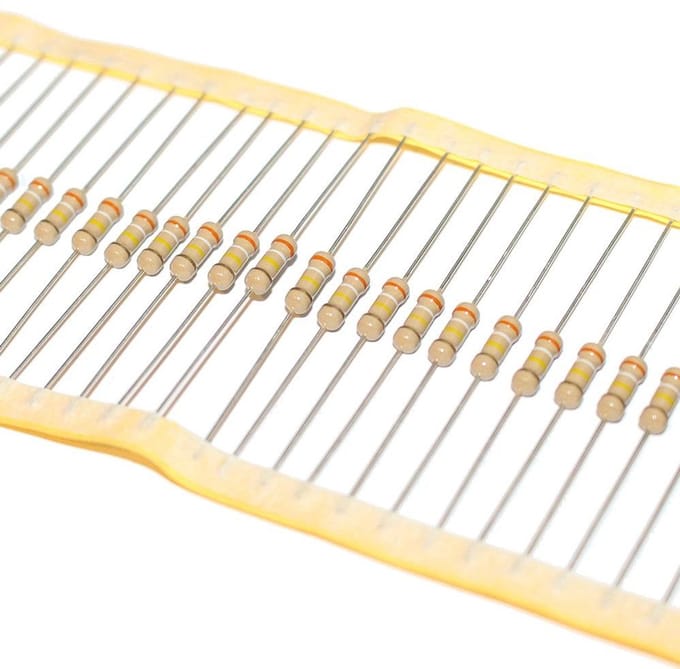 Weerstandselementen - Condensator - Elektronische Projecten - Koolstofcoating - 1.5 Ohm 1/2W - Zwart