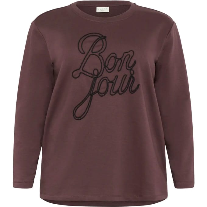 Dames sweatshirt KAFFE Curve Curve KCberla