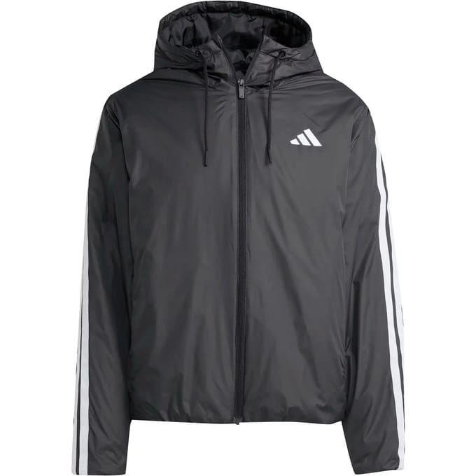 Geïsoleerde jas met capuchon adidas Essentials Climawarm 3 stripes