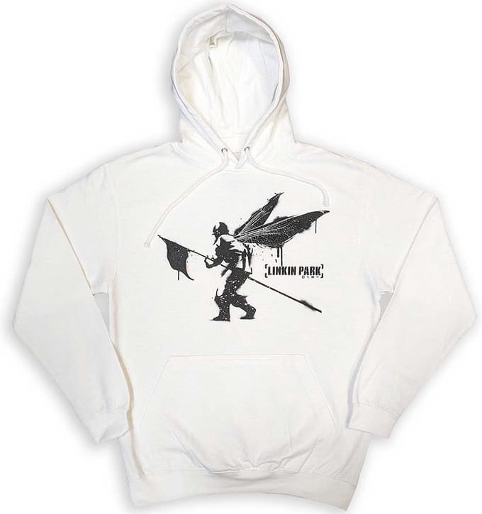 Linkin Park - Street Soldier Hoodie/trui - L - Wit