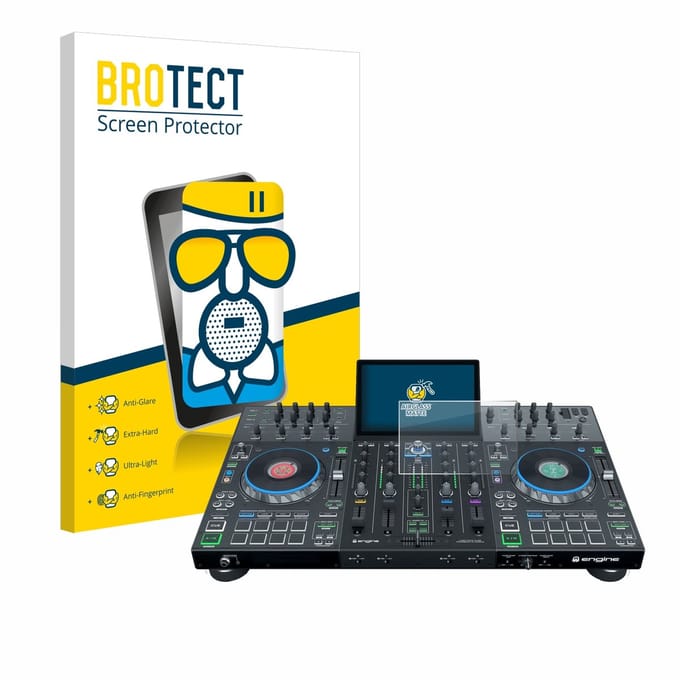 BROTECT - Screenprotector voor Denon DJ Prime 4+ - Folie Beschermfolie Beschermglas matte