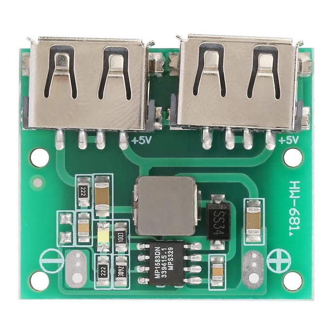 Dubbele USB-uitgang 9V12V24V naar 5V 3A DC?DC Step Down Power Charger Module