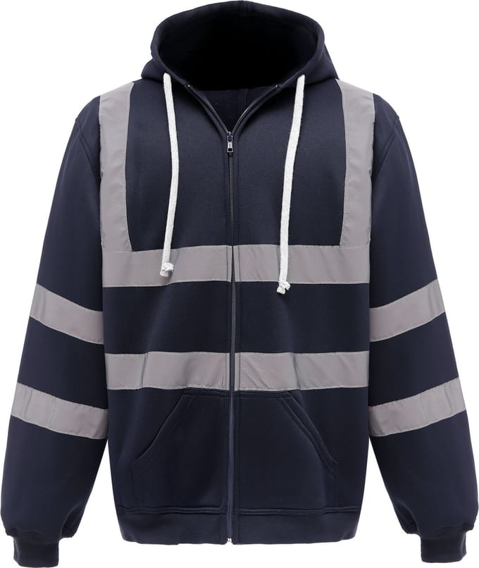 Yoko Full Zip Hooded Sweatshirt YHVK07 - Navy - M