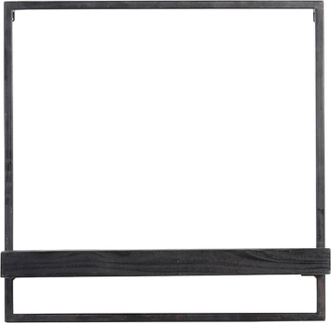 Maddison wandplank 50x15x50 cm - mat zwart