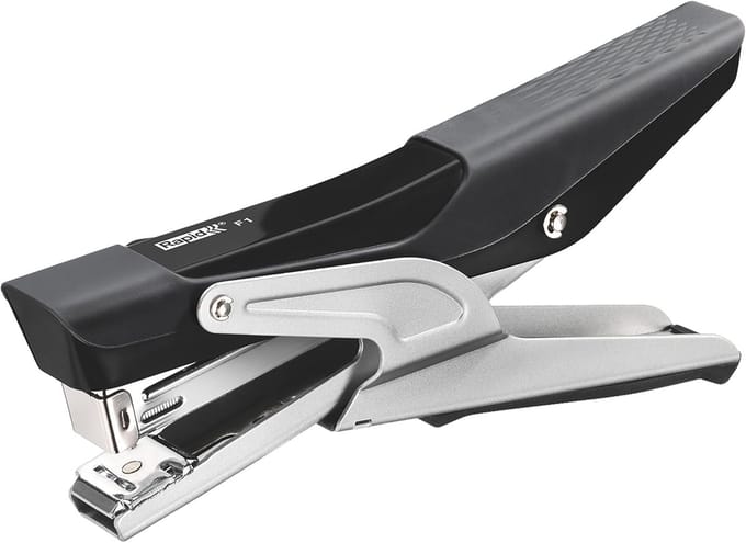 Niettang - Handnietapparaat - Documenten Bevestigen - Toploaded Vulling - 17cm - Zwart